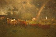 Shower on the Delaware River, George Inness
